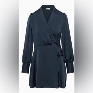 Babaton Navy Long Sleeve Dress